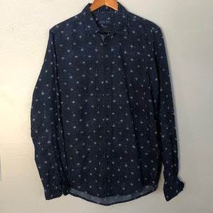 ZARA MAN | Navy Men’s Button Down | Size medium
